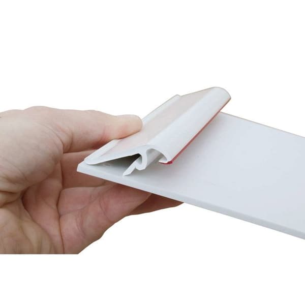 MAUL Plastpärm A4 - klämma kort kant, vit