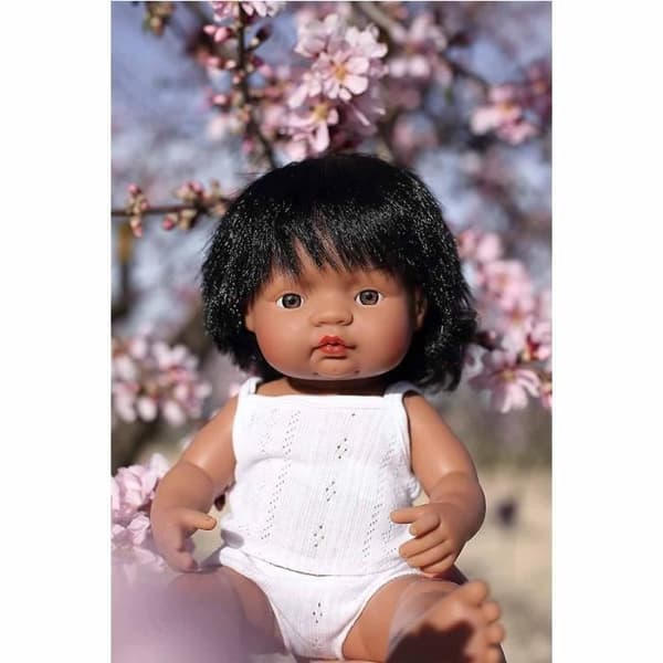 Baby flickdocka - 38 cm - latinamerikansk