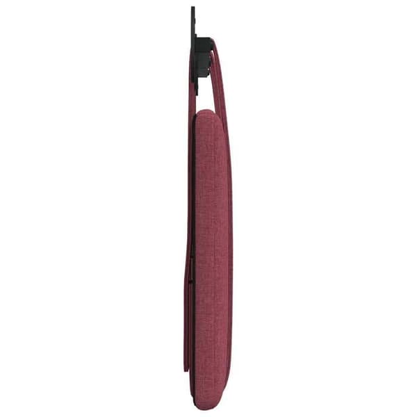 vidaXL Väggmonterad sänggavel Bordeaux Tyg 42031409
