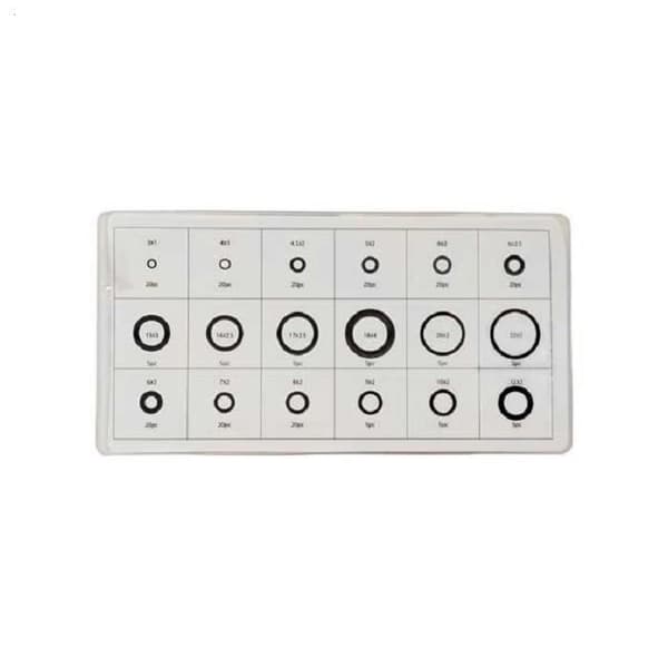 Sortiment av O-ringar - BGS TECHNIC - Ø 3 - 22 mm - 225 delar - Akrylgummi (NBR)