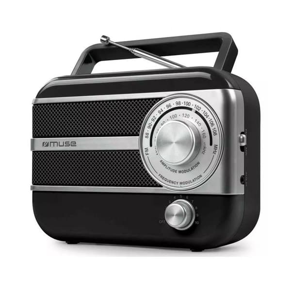 Muse Radio bärbar svart - M056BS