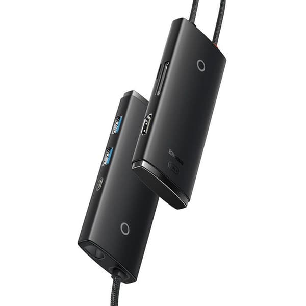 HUB USB Typ C - BASEUS - Lite Serien - 5 portar - Multifunktionell - HDMI 1.4