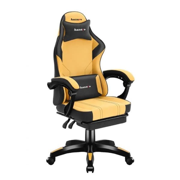 Kontorsstol - HUZARO - Force 3.7 - Gul - Bekväm - Ergonomisk