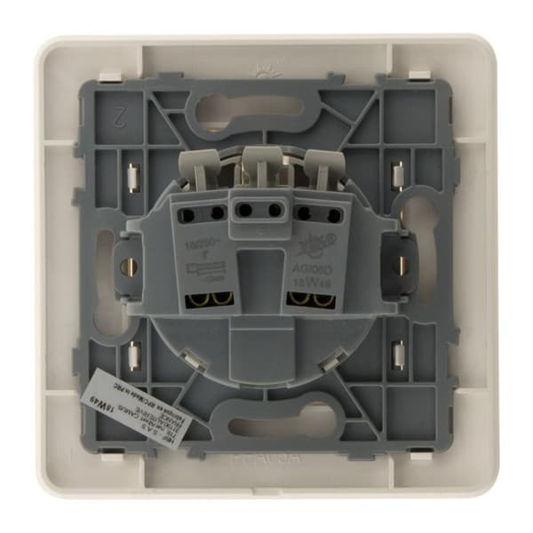 Inbyggd Schuko 16A - Vit - Artezo - Zenitech