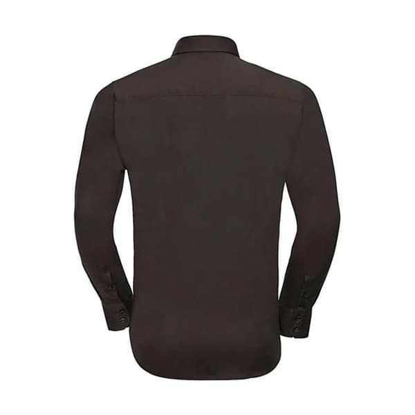 Russell Athletic Fitted långärmad skjorta - choklad