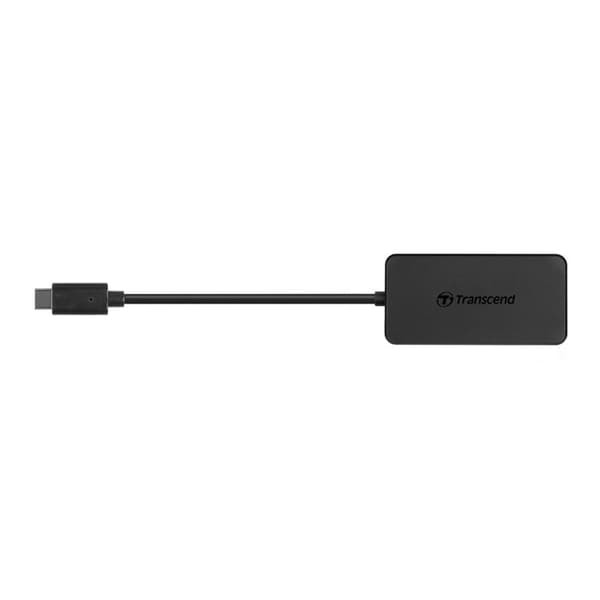 Koncentrator (hubb) - TRANSCEND - USB 3.1 Gen1 4-portshubb, typ C, TS-HUB2C - Vit - USB-driven