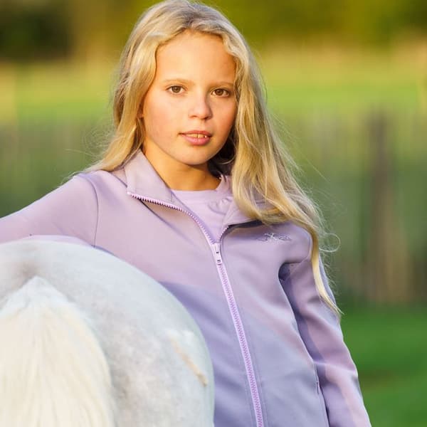 Ridsportjacka full grip barn HV Polo Lilian