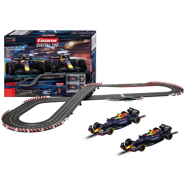 Elledningssystem - CARRERA Digital 132 - Mästerskapslopp - Skala 1:32 - 2 Formel 1 - Från 8 år