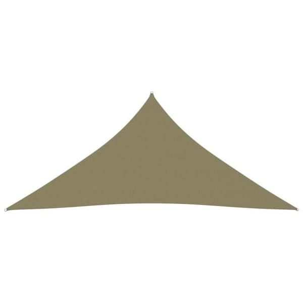 Parasol - vidaXL - Triangulär - PU-belagd Oxford-tyg - 4,5x4,5x4,5 m - Beige