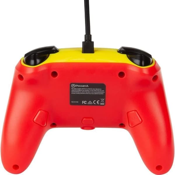 Spelkontroll - POWER A - Pikachu Pop Art - Trådad - Gul - Nintendo Switch