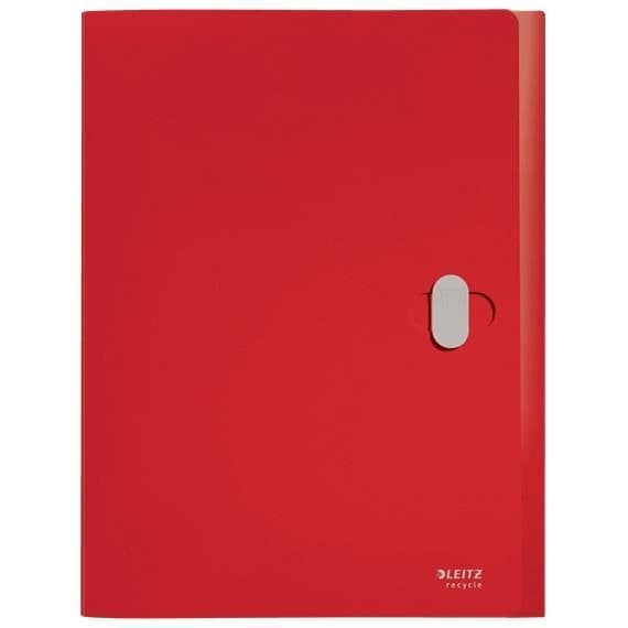Konventionell mapp - LEITZ - 46230025 - Röd - PP - A4 - 250 ark