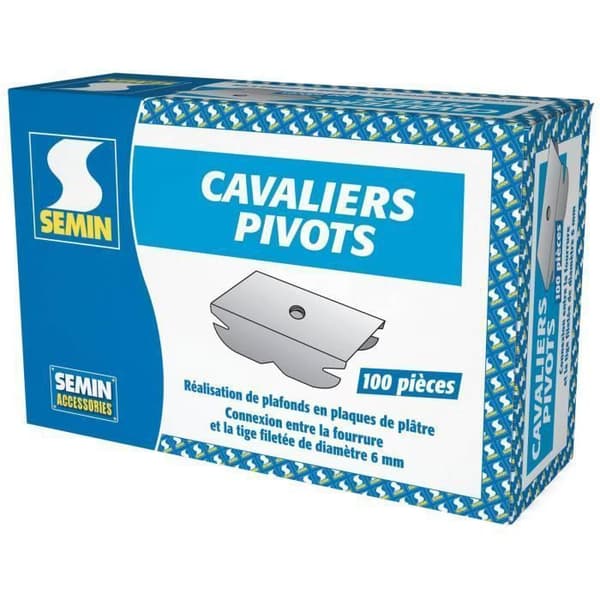 Pälsbrud Cavalier Pivot Semin, för Hängande Tak, 100-pack