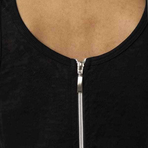 Vondutch Zip Dam T-shirt i bomull