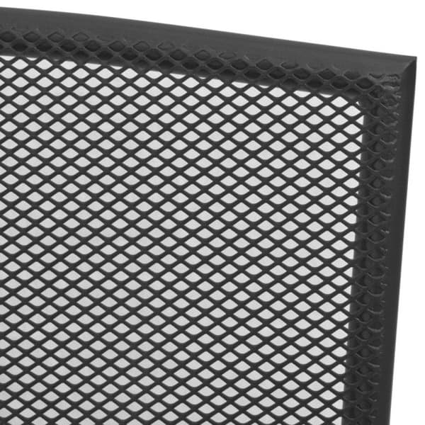 vidaXL utomhusstolar 4 st Mesh Design Antracitstål