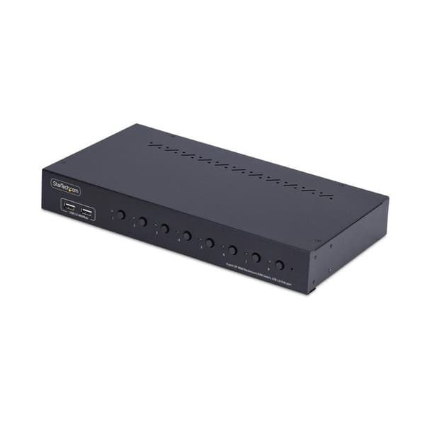 KVM-switch - STARTECH - 8-Port DisplayPort - 4K 60Hz - Rack 1U - USB
