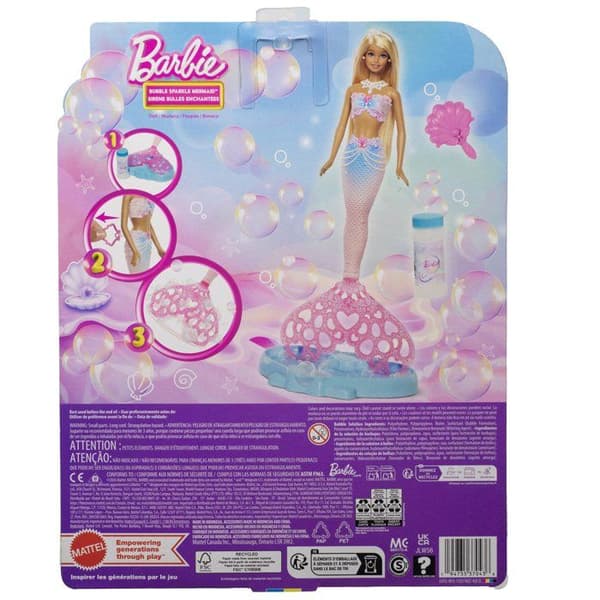 Magisk bubbel sjöjungfru - Blond - Barbie - JLW56