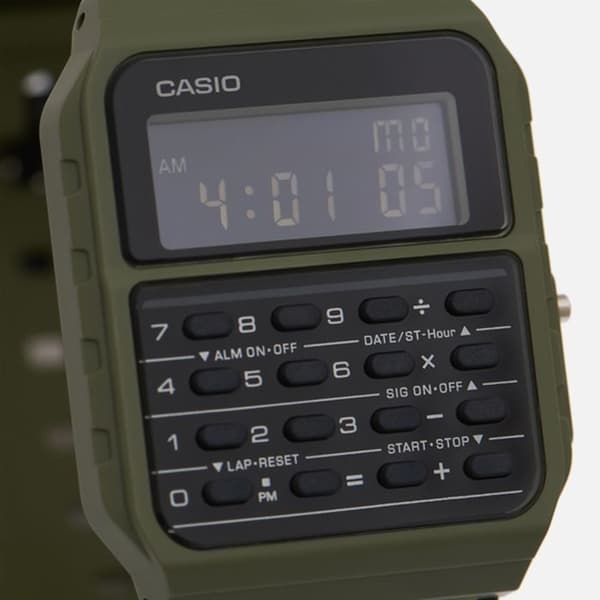 Digitalklocka - CASIO - CA-53WF-3BEF - Kvarts - Plast - Grön