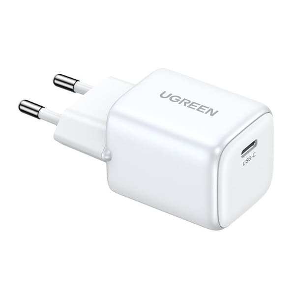 UGRÖN Nexode 30W USB-C Ladegerät med GaN II, vit