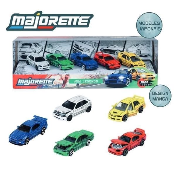 MAJORETTE - Majo JDM 5-delars presentpack - från 3 år