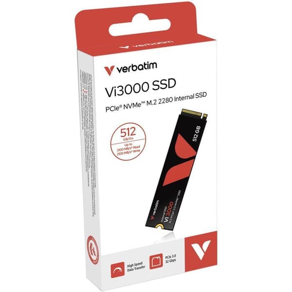 Intern SSD - VERBATIM - Vi3000 - 512 Go - NVMe