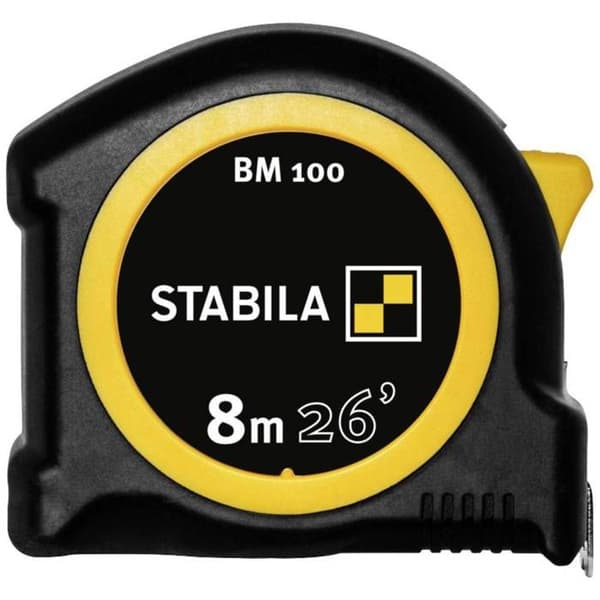 Måttband Stabila BM 100cm+tum 19580 8 m ABS
