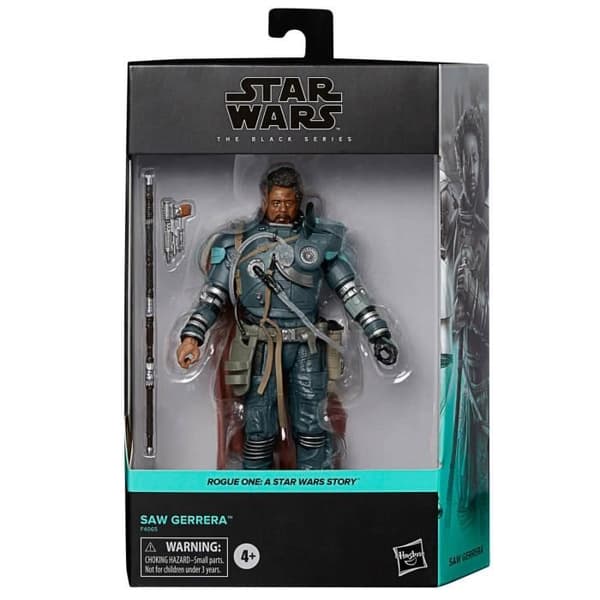 Figur - HASBRO - Saw Gerrera - PVC - 15 cm - Rörlig med tillbehör