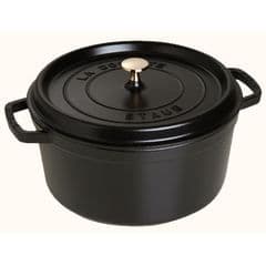 Rund cocotte med spikar 22 cm - 2,60 liter Röd...