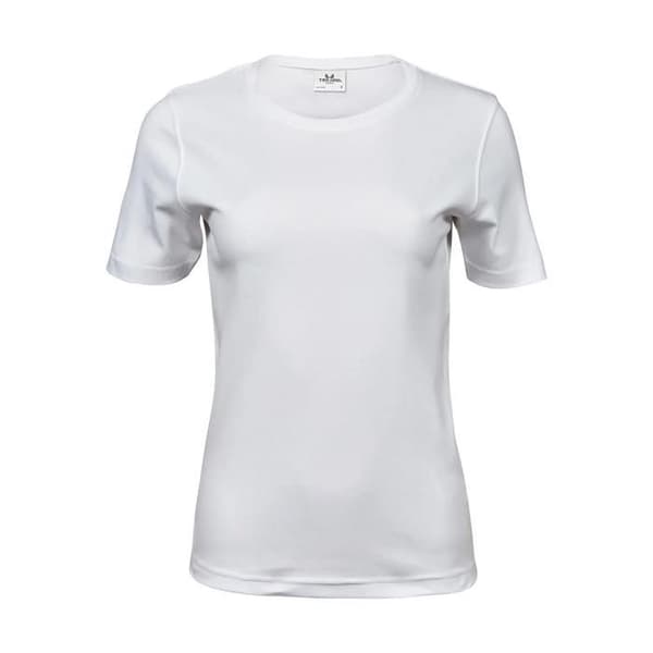 T-shirt dam Tee Jays Interlock - vit