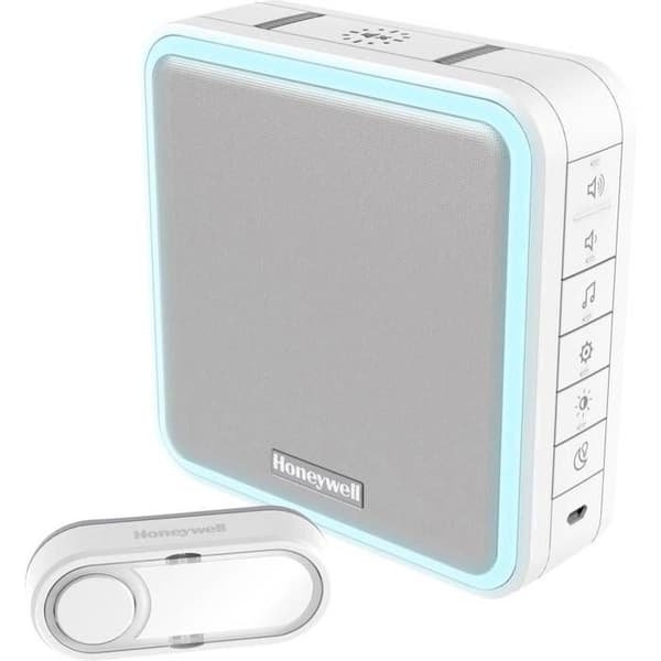 Komplettset för trådlös klocka Honeywell DC915S 200 m vit, grå