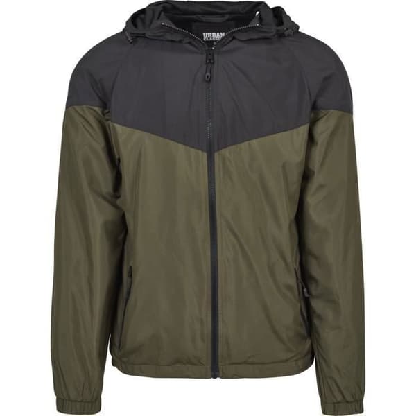 Vindjacka - Urban Classics - TECH - Svart oliv - Herr - Multisport