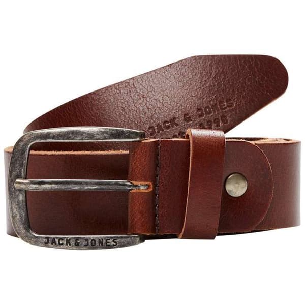 Jack and Jones läderbälte Mörkbrunt 12111286