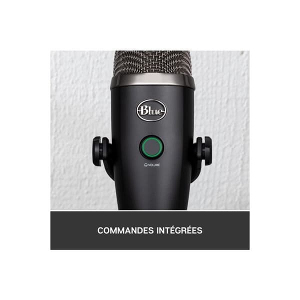Mikrofon USB - Blå - Yeti Nano - 24 bit - Kompakt design - Ideal för podcasting