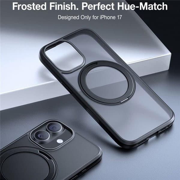 Coque Torras Ostand Pro MagSafe-serien för iPhone 17 - Svart