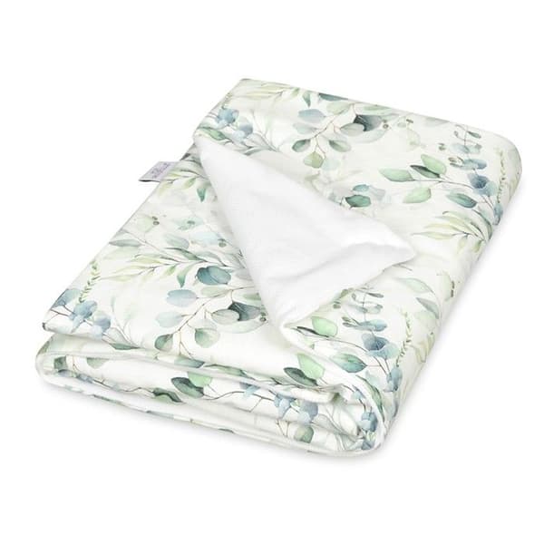 "VELOURS Täckning 75x100, satäng av bomull. + velour"