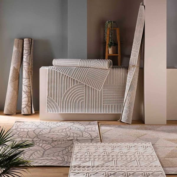 Tapis Déco Vävd "Odilon" 160x230cm Beige