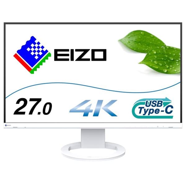 PC-skärm - Eizo - FlexScan EV2740S - 4K Ultra HD - 27 tum - Vit