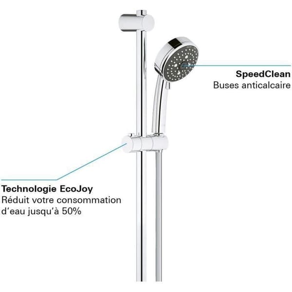 GROHE - 4-jet duschset med bar - 9,5l