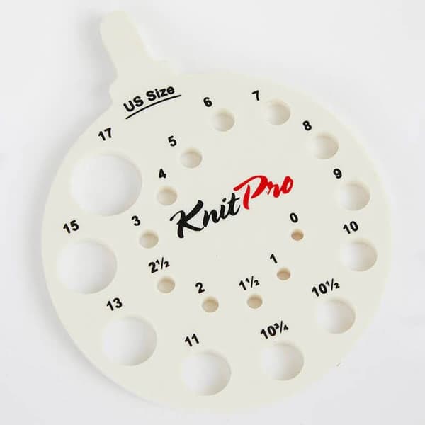 Rund måttstock för sticknålar KnitPro - 10991