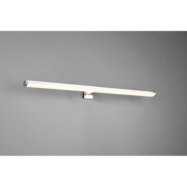 Modern badrumsvägglampa Trio Lino 60cm Krom 3000K IP44