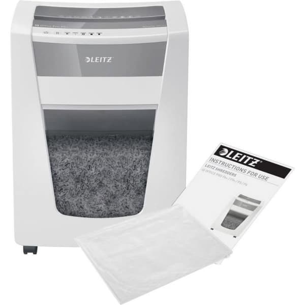 Dokumentförstörare - Leitz - IQ Office Pro - P5+ - 30L - max 7 sidor - 2x5mm