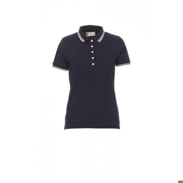 Polo dam Payper Skipper - svart/vit