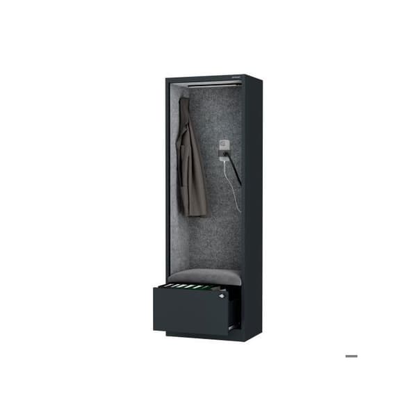 Akustisk kabin JAN NOWAK SALLY MentalBox Grå Dimma 60 cm
