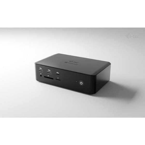 i-tec Docking Station Thunderbolt 5 Quattro Display 8K 140W Svart - 5 USB 2.5 GLAN