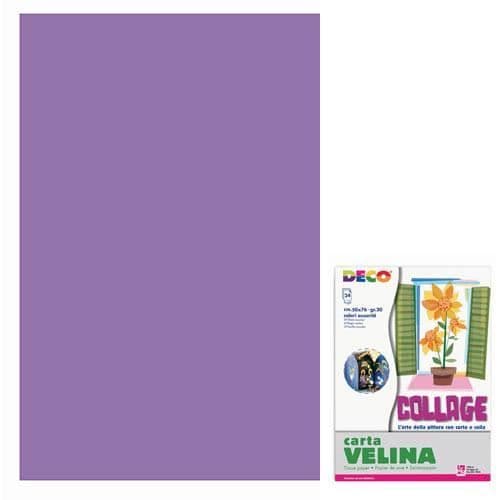 CWR 280503TISSUE PAPPE 50X 76CM, 24BITAR, LILA 05315