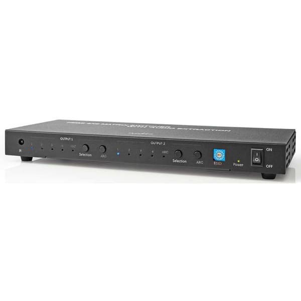 Nedis VMAT3482AT switch HDMI 2x 4-portar 4x HDMI-ingång