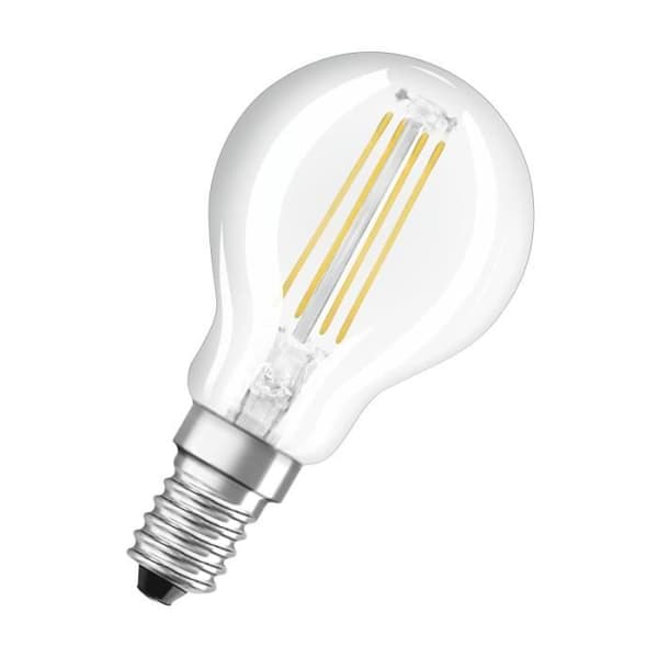 LED-lampa - OSRAM - Klassisk - E14 - 4W - 470Lm - 2700K - Varmvit