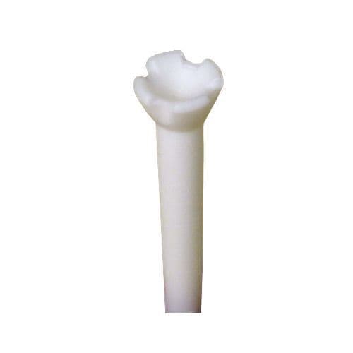 Plast T-shirts 83mm - LONGRIDGE - Låg friktion - Vit