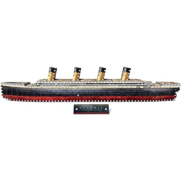 Titanic 3D-pussel - Wrebbit - 440 bitar - Rese- och karttema