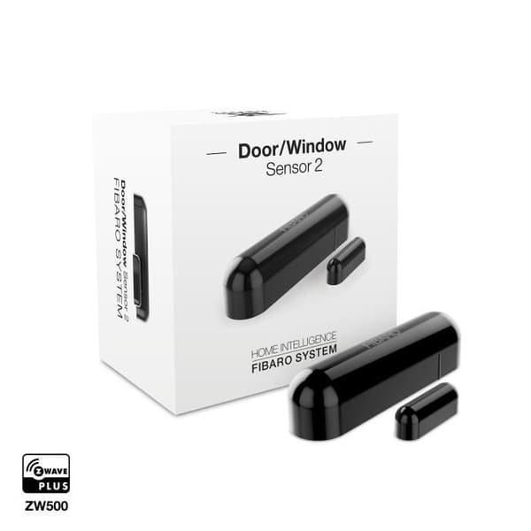 Öppningsdetektor Z-Wave - FIBARO - Multisensor - Svart - Temperatursensor - Batteri 2 år