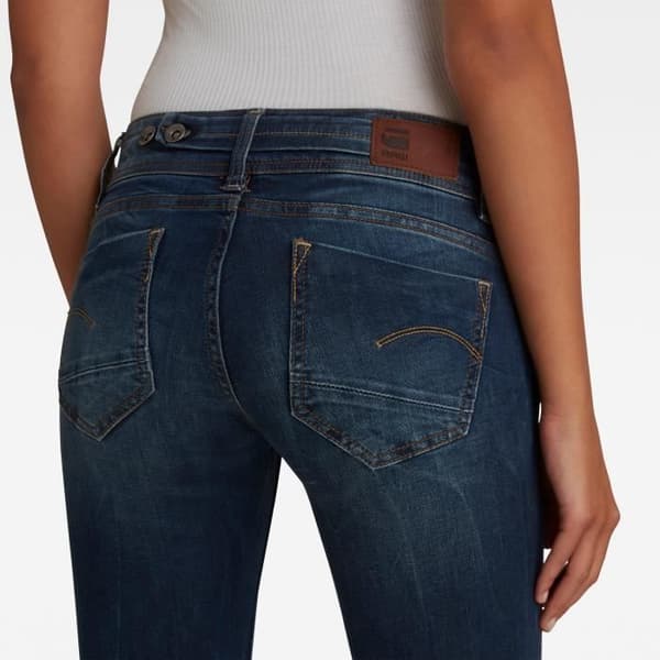 G-Star Midge Straight damjeans - blå - storlek 25x28